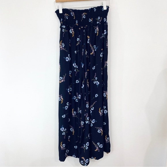 Rebecca Taylor 100%silk Natalie Fleur Wide Leg Crop Silk pants NWT - Picture 10 of 16